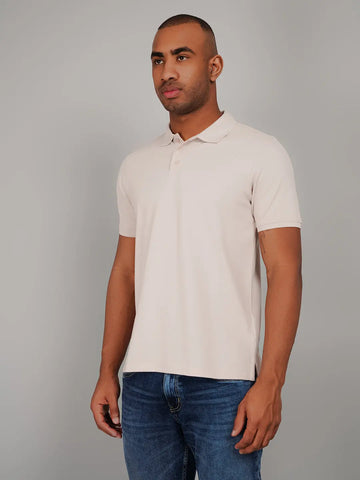 Beige Polo T-shirts Tim Paris