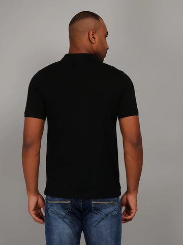 Black Polo T-shirts Tim Paris
