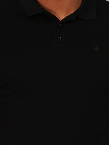 Black Polo T-shirts Tim Paris