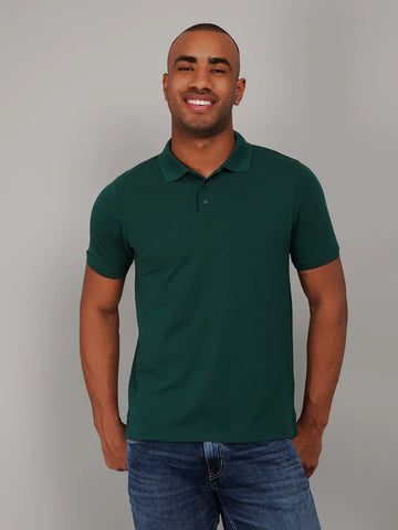 Bottle Green Polo T-shirts Tim Paris