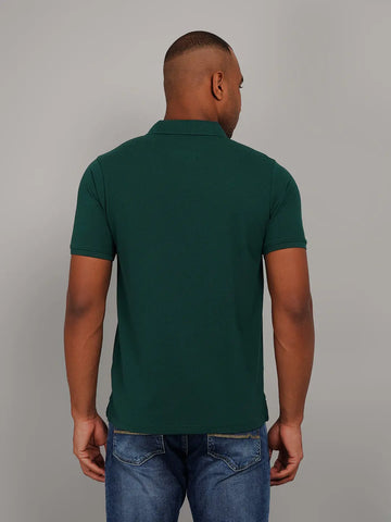 Bottle Green Polo T-shirts Tim Paris