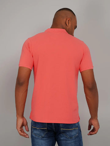 Coral Polo T-shirts Tim Paris