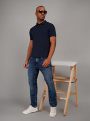 Dress Blue Polo T-shirts