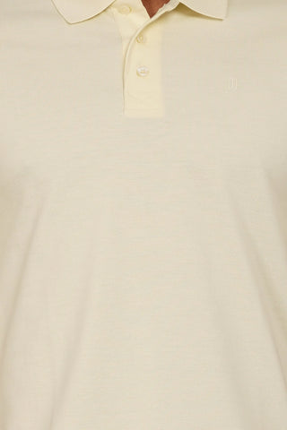 Light Yellow Polo T-shirts Tim Paris