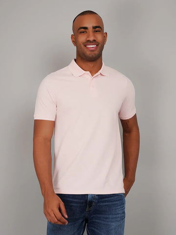 Pink Polo T-shirts Tim Paris
