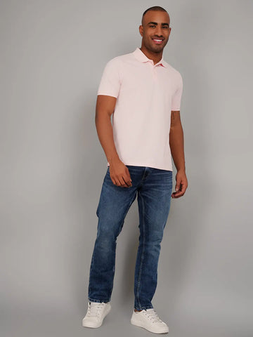 Pink Polo T-shirts Tim Paris