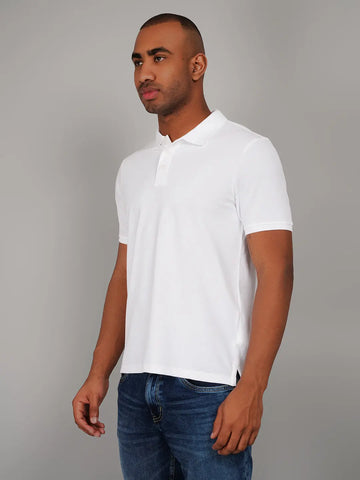 White Polo T-shirts Tim Paris