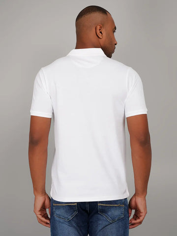 White Polo T-shirts Tim Paris