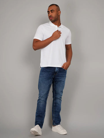 White Polo T-shirts Tim Paris