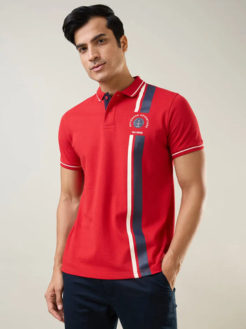 Salsa Red Polo T-Shirt Tim Paris