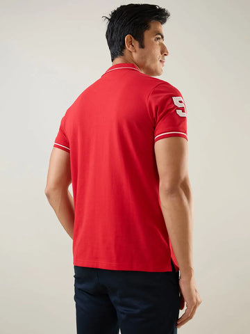 Salsa Red Polo T-Shirt Tim Paris