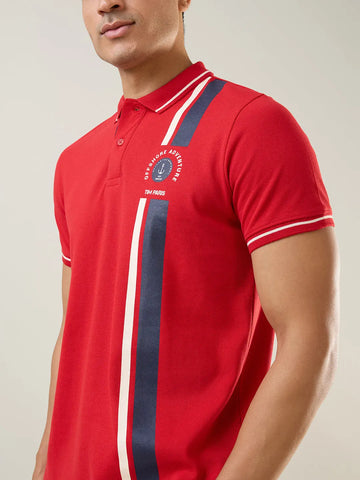 Salsa Red Polo T-Shirt Tim Paris