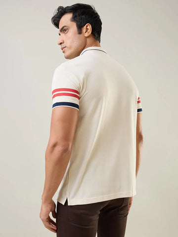 Egret Polo T-Shirt Tim Paris