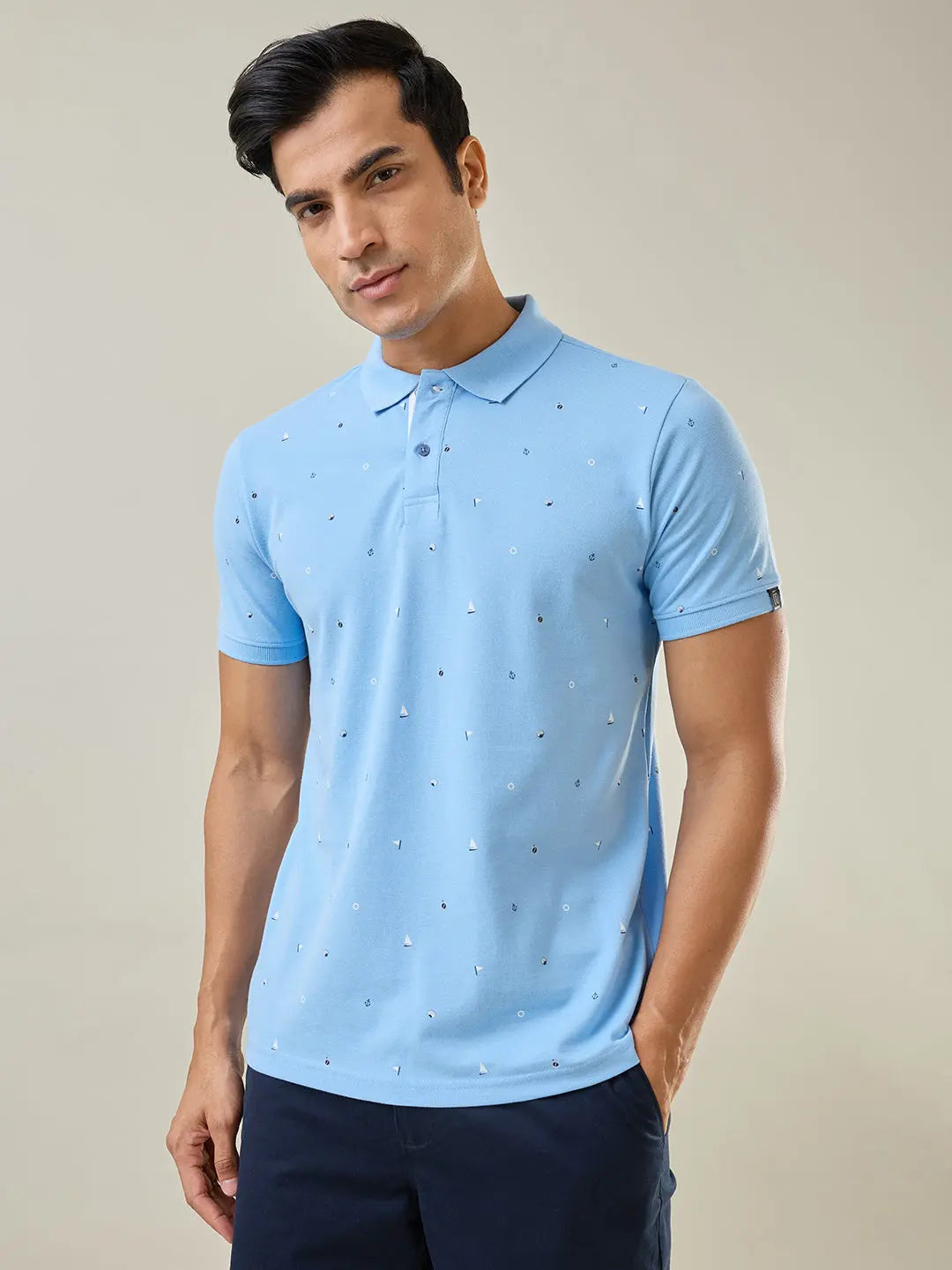 Dutch Canal Printed Regular Fit T-Shirt TIM PARIS