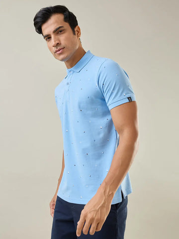 Dutch Canal Printed Regular Fit T-Shirt TIM PARIS