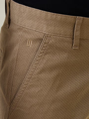 Brown Stretch Chino Shorts