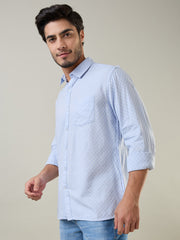 Blue Solid Shirt