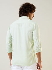 Green Solid Shirt
