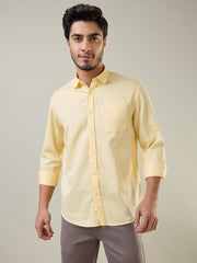 Yellow Solid Shirt