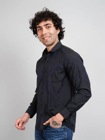 Green Solid Regular Fit Shirt TIM PARIS