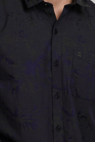 Green Solid Regular Fit Shirt TIM PARIS