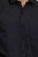 Green Solid Regular Fit Shirt