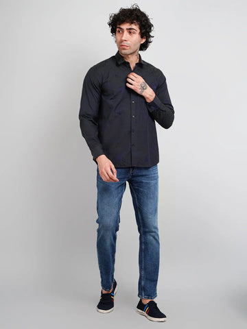 Green Solid Regular Fit Shirt TIM PARIS