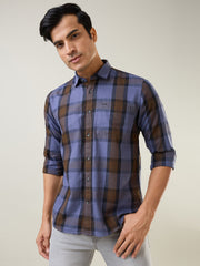 Purple Checkered Shirt