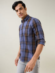 Purple Checkered Shirt