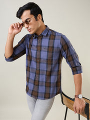 Purple Checkered Shirt