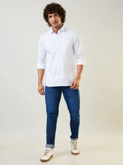 White Printed Shirt