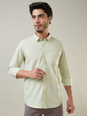 Pastel Green Solid Shirt