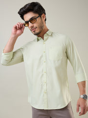 Pastel Green Solid Shirt