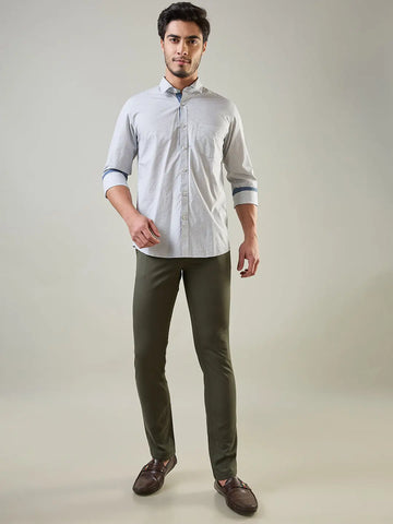 Black Printed Regular Fit Shirt TIM PARIS
