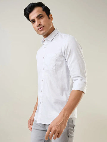 Black Printed Regular Fit Shirt TIM PARIS