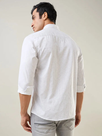 Black Printed Regular Fit Shirt TIM PARIS