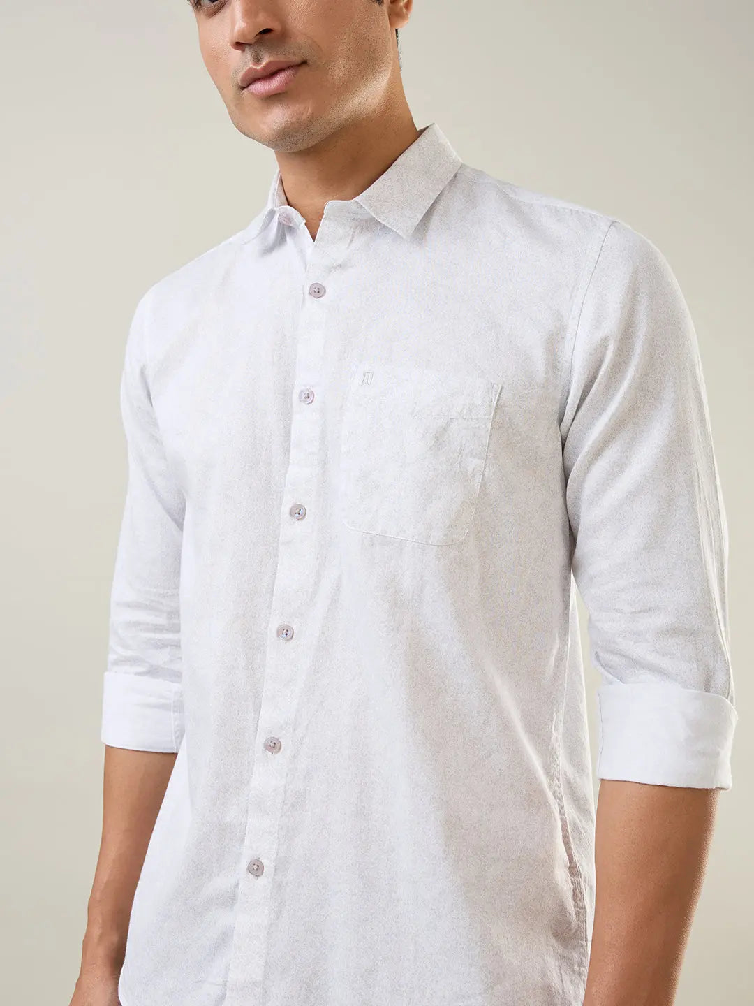 Black Printed Regular Fit Shirt TIM PARIS