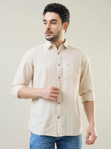 Sky Blue Striped Shirt Tim Paris