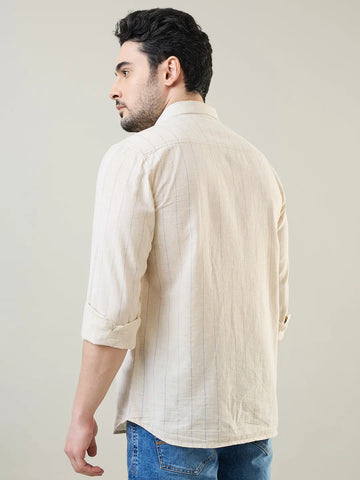 Sky Blue Striped Shirt Tim Paris