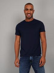 Dress Navy Blue Solid T-Shirt
