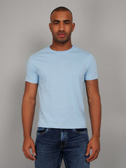 Dutch Canal Blue Solid T-Shirt