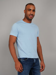 Dutch Canal Blue Solid T-Shirt