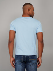 Dutch Canal Blue Solid T-Shirt