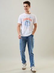 Boundless Graphic Print White T-Shirt