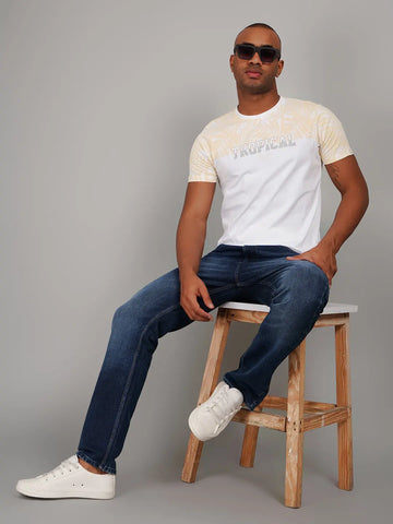 Pale Banana Yellow Cut & Sew T-Shirt Tim Paris