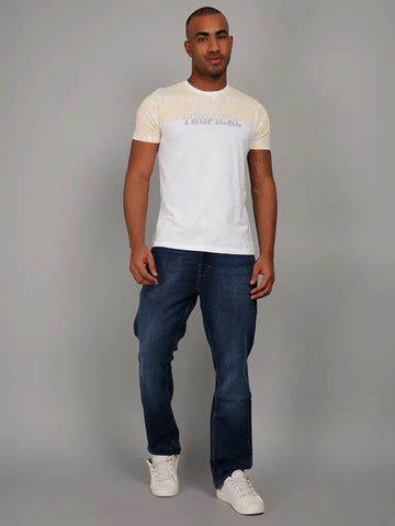 Pale Banana Yellow Cut & Sew T-Shirt Tim Paris