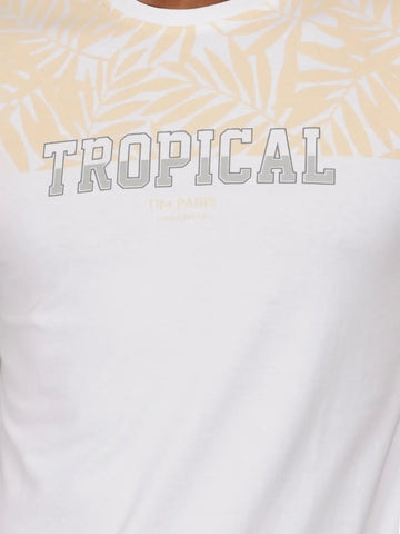 Pale Banana Yellow Cut & Sew T-Shirt Tim Paris