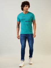 Lagoon Blue AOP Print T-Shirt