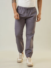 Grey Regular Fit Joggers