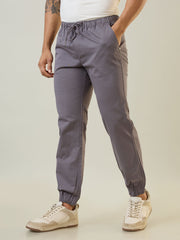 Grey Regular Fit Joggers